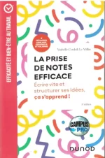CAMPUS - LA PRISE DE NOTES EFFICACE - 3E ED